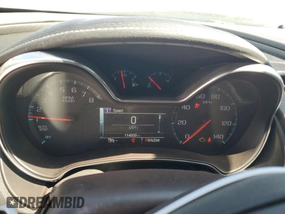 2016 Chevrolet Impala LS with VIN 1G11X5SA5GU161975, listed as a Copart auction lot 53247625 with 114,939 mi miles and Salvage title. Bid and sale history available at DreamBid. Image 9.