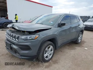 2024 Jeep Compass Sport с VIN 3C4NJDANXRT583844, выставлен на аукционе IAAI как лот 41359436 с пробегом 12 622 миль миль и . История ставок и продаж доступна на DreamBid. Изображение 2.