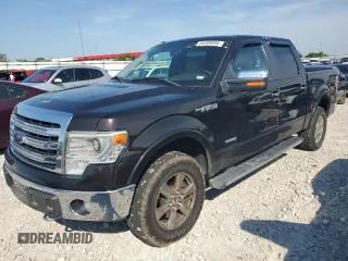 2013 Ford F-150 XL with VIN 1FTFW1ET8DKE61054, listed as a Copart auction lot 64204095 with 124,924 mi miles and Salvage title. Bid and sale history available at DreamBid. Image 1.