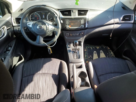 2017 Nissan Sentra SV with VIN 3N1AB7AP4HL723998, listed as a Copart auction lot 56484115 with 39,353 mi miles and Salvage title. Bid and sale history available at DreamBid. Image 8.