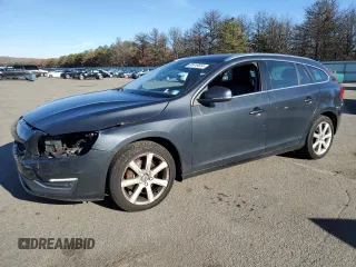2016 Volvo V60 T5 Drive-E Premier with VIN YV140MEK6G1313426, listed as a Copart auction lot 85919554 with 121,818 mi miles and Salvage Title. Bid and sale history available at carsss.com. Image 1.
