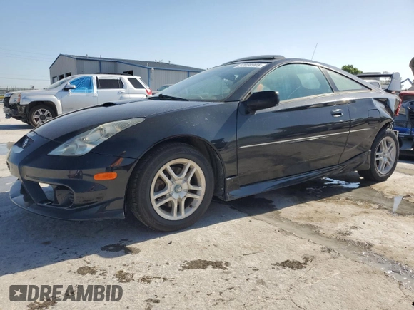 2003 Toyota Celica GT with VIN JTDDR32T330162046, listed as a Copart auction lot 57038905 with 119,768 mi miles and Salvage title. Bid and sale history available at DreamBid. Image 1.