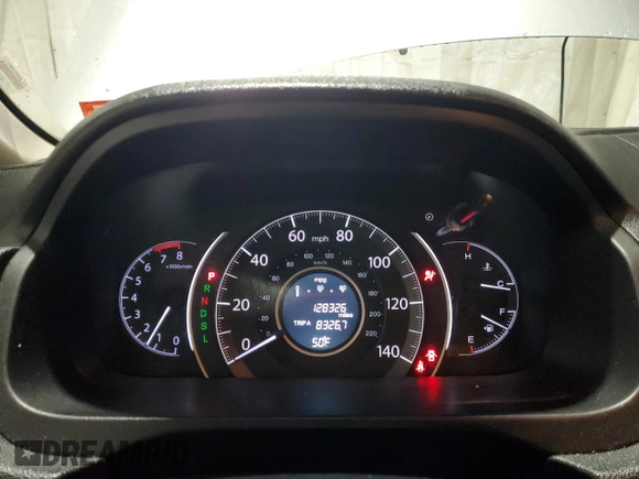 2015 Honda CR-V EX with VIN 5J6RM4H53FL056597, listed as a Copart auction lot 49576885 with 128,326 mi miles and Salvage Title. Bid and sale history available at DreamBid. Image 9.