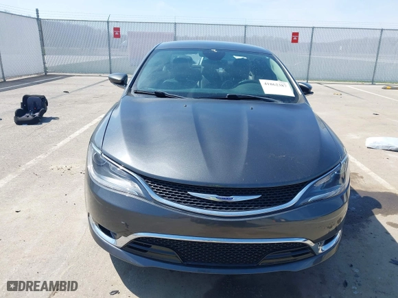 2015 Chrysler 200 C with VIN 1C3CCCEG9FN530575, listed as a IAAI auction lot 41862387 with 190,580 mi miles. Bid and sale history available at carsss.com. Image 12.