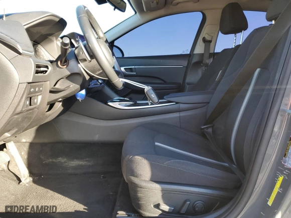 2021 Hyundai Sonata Hybrid SEL with VIN KMHL34JJ6MA032448, listed as a Copart auction lot 48497345 with 57,520 mi miles and Salvage Title. Bid and sale history available at carsss.com. Image 7.