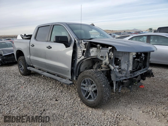 2021 Chevrolet Silverado 1500 LT Trail Boss with VIN 1GCPYFEL6MZ260014, listed as a Copart auction lot 84107774 with Not Provided miles and Salvage Title. Bid and sale history available at DreamBid. Image 4.