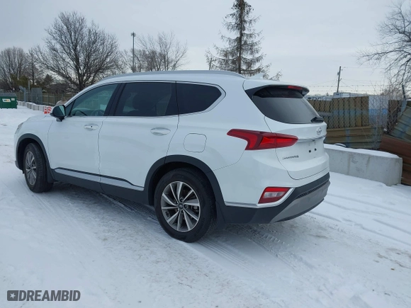 2020 Hyundai Santa Fe SEL with VIN 5NMS33AD7LH289661, listed as a IAAI auction lot 41613392 with 22,115 mi miles. Bid and sale history available at carsss.com. Image 3.