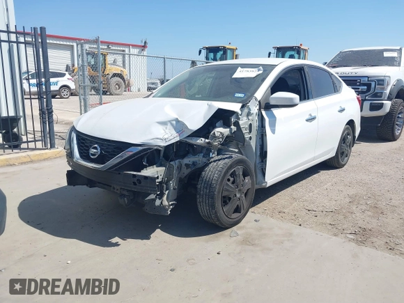 2019 Nissan Sentra S with VIN 3N1AB7AP5KY203397, listed as a IAAI auction lot 41783825 with 101,587 mi miles. Bid and sale history available at carsss.com. Image 19.