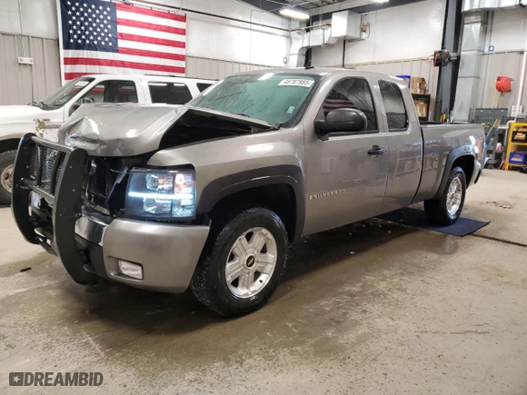 2009 Chevrolet Silverado 1500 LT with VIN 1GCEK29069Z161704, listed as a Copart auction lot 48787985 with 127,242 mi miles and Clean Title. Bid and sale history available at carsss.com. Image 1.