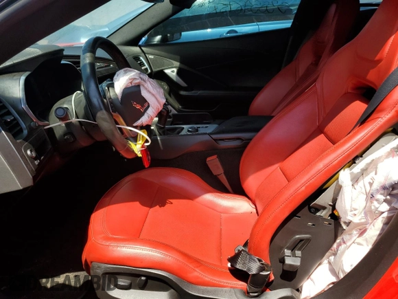 2019 Chevrolet Corvette Grand Sport 1LT z VIN 1G1YV2D70K5103683, wystawiony jako Copart lot #53854875 z przebiegiem 38 229 mil mil oraz Szkoda całkowita • Salvage title. Historia ofert i sprzedaży dostępna na DreamBid. Obrazek 7.