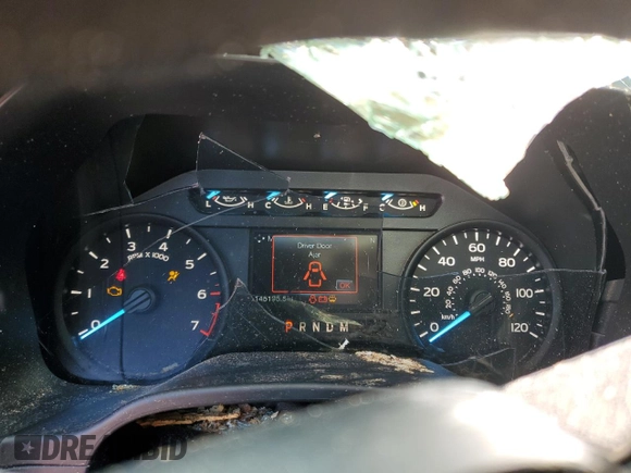 2020 Ford F-150 XL with VIN 1FTEX1CP1LKD36913, listed as a Copart auction lot 46080505 with 145,195 mi miles and Salvage title. Bid and sale history available at DreamBid. Image 9.