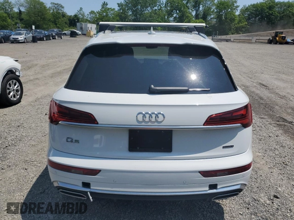 2024 Audi Q5 S line Premium with VIN WA1GAAFY3R2041684, listed as a Copart auction lot 58848705 with 13,434 mi miles and Salvage title. Bid and sale history available at DreamBid. Image 6.