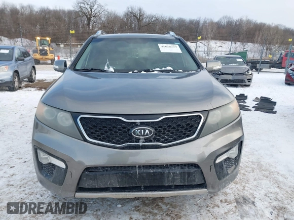 2012 Kia Sorento SX with VIN 5XYKWDA26CG192585, listed as a IAAI auction lot 41628229 with 148,613 mi miles. Bid and sale history available at carsss.com. Image 12.