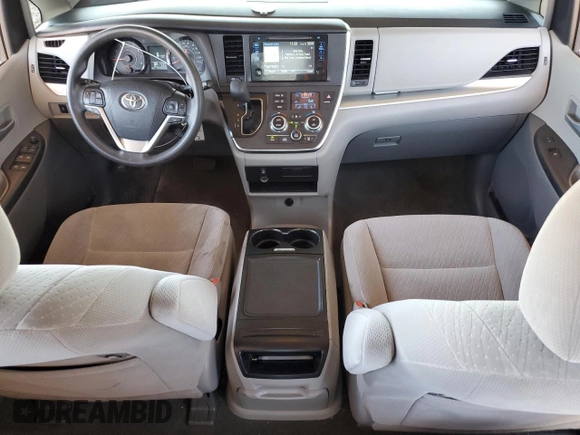 2017 Toyota Sienna LE with VIN 5TDJZ3DC2HS184057, listed as a Copart auction lot 60904795 with 62,055 mi miles and Salvage title. Bid and sale history available at DreamBid. Image 8.