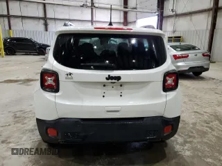 2018 Jeep Renegade Latitude with VIN ZACCJABB2JPH95742, listed as a Copart auction lot 54157855 with 107,300 mi miles and Salvage title. Bid and sale history available at DreamBid. Image 6.