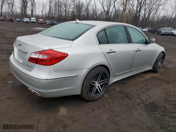 2012 Hyundai Genesis 3.8L with VIN KMHGC4DDXCU158820, listed as a Copart auction lot 49658855 with NaN miles and Clean Title. Bid and sale history available at carsss.com. Image 3.