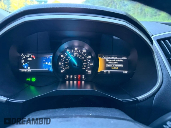 2020 Ford Edge SEL with VIN 2FMPK3J96LBA29136, listed as a Copart auction lot 66417635 with 97,151 mi miles and Clean title. Bid and sale history available at DreamBid. Image 8.