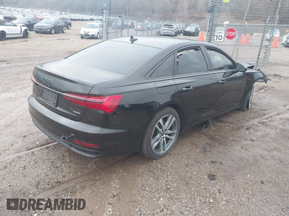 2021 Audi A6 Premium Plus with VIN WAUE3AF29MN087351, listed as a IAAI auction lot 41097268 with 43,202 mi miles. Bid and sale history available at carsss.com. Image 4.
