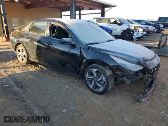 2023 Hyundai Elantra SEL with VIN 5NPLS4AG3PH102626, listed as a Copart auction lot 88838945 with 52,083 mi miles and Salvage Title. Bid and sale history available at DreamBid. Image 4.