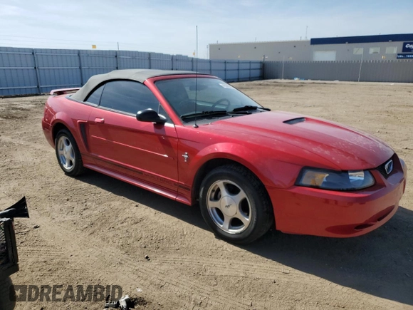 2001 Ford Mustang Deluxe with VIN 1FAFP44461F229846, listed as a Copart auction lot 49043565 with 99,534 mi miles and Salvage Title. Bid and sale history available at carsss.com. Image 4.