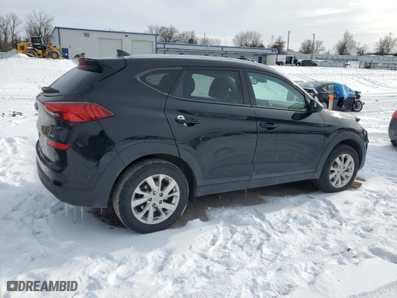 2020 Hyundai Tucson Value with VIN KM8J3CA4XLU184323, listed as a Copart auction lot 45314295 with 55,055 mi miles and Salvage Title. Bid and sale history available at carsss.com. Image 3.