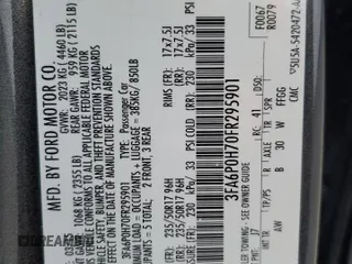 2015 Ford Fusion SE with VIN 3FA6P0H70FR295901, listed as a Copart auction lot 50298565 with 123,704 mi miles and Salvage Title. Bid and sale history available at DreamBid. Image 12.