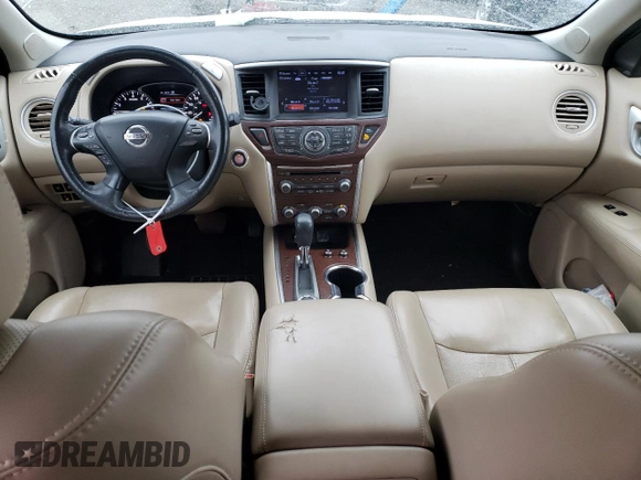 2018 Nissan Pathfinder SV z VIN 5N1DR2MM6JC655324, wystawiony jako Copart lot #88521275 z przebiegiem 125 528 mil mil oraz Szkoda całkowita • Salvage title. Historia ofert i sprzedaży dostępna na DreamBid. Obrazek 8.