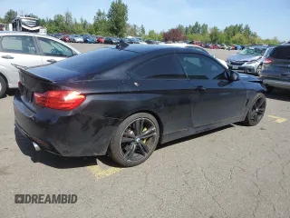 2015 BMW 4 Series 435i with VIN WBA3R1C57FK195783, listed as a Copart auction lot 54569625 with 121,074 mi miles and Clean Title. Bid and sale history available at carsss.com. Image 3.