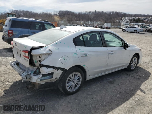 2017 Subaru Impreza Premium with VIN 4S3GKAD64H3601936, listed as a Copart auction lot 48664215 with 91,470 mi miles and Salvage title. Bid and sale history available at DreamBid. Image 3.