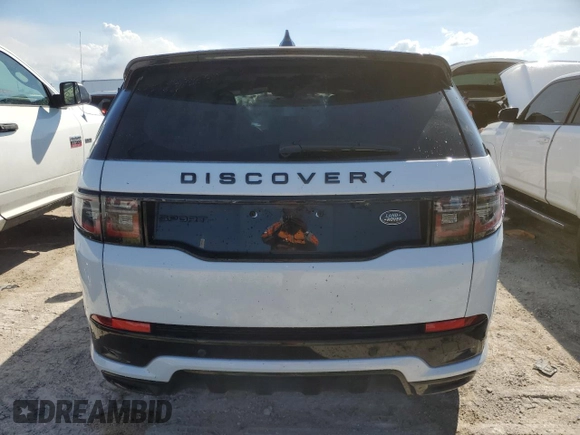2021 Land Rover Discovery Sport SE R-Dynamic with VIN SALCL2FX7MH898438, listed as a Copart auction lot 77245874 with 17,231 mi miles and Non Repairable. Bid and sale history available at carsss.com. Image 6.