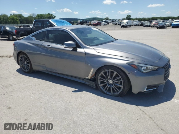 2017 Infiniti Q60 Premium z VIN JN1EV7EKXHM360345, wystawiony jako Copart lot #57509495 z przebiegiem 64 940 mil mil oraz Czysty tytuł • Clean title. Historia ofert i sprzedaży dostępna na DreamBid. Obrazek 4.