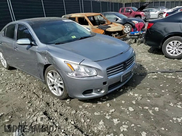 2009 Nissan Maxima SV with VIN 1N4AA51E99C843270, listed as a Copart auction lot 47688045 with 145,436 mi miles and Salvage Title. Bid and sale history available at DreamBid. Image 11.