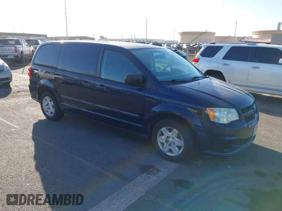 2013 Ram Cargo Van Tradesman with VIN 2C4JRGAG2DR783641, listed as a IAAI auction lot 41526134 with 16,137 mi miles. Bid and sale history available at carsss.com. Image 1.