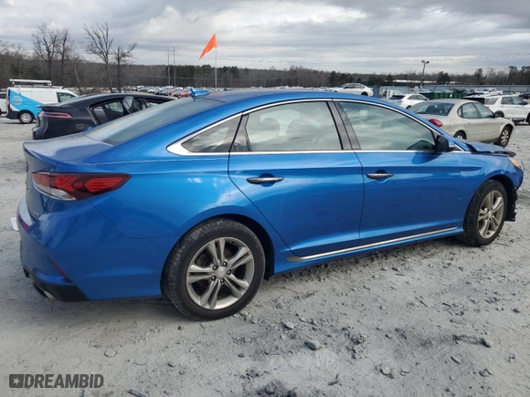2018 Hyundai Sonata SEL with VIN 5NPE34AF7JH662590, listed as a Copart auction lot 47055565 with 65,310 mi miles and Salvage Title. Bid and sale history available at carsss.com. Image 3.