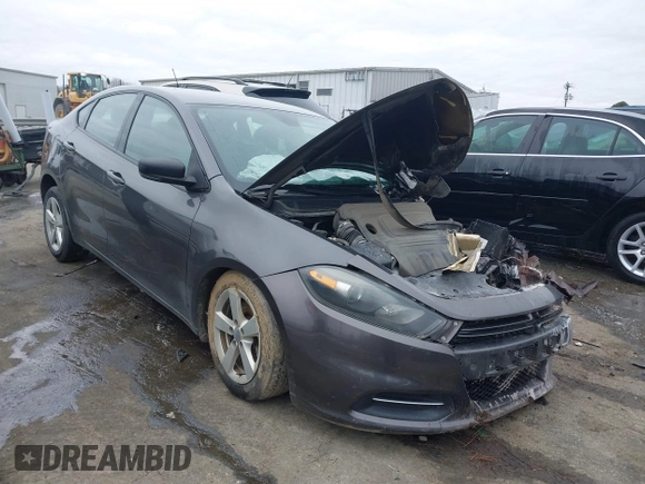 2016 Dodge Dart SXT with VIN 1C3CDFBA5GD591394, listed as a IAAI auction lot 41474744 with Not Provided miles and . Bid and sale history available at carsss.com. Image 1.