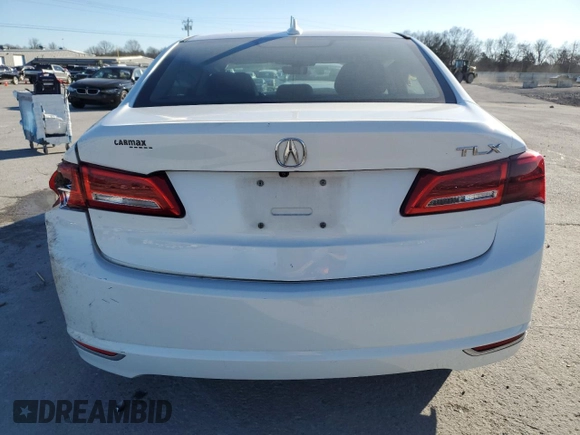 2018 Acura TLX with VIN 19UUB1F39JA002412, listed as a Copart auction lot 41780555 with 140,950 mi miles and Salvage Title. Bid and sale history available at carsss.com. Image 6.