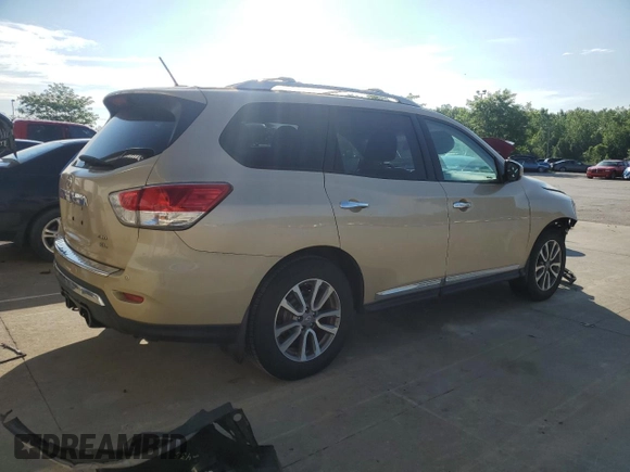 2013 Nissan Pathfinder SV with VIN 5N1AR2MM4DC674655, listed as a Copart auction lot 56116005 with 175,393 mi miles and Salvage title. Bid and sale history available at DreamBid. Image 3.