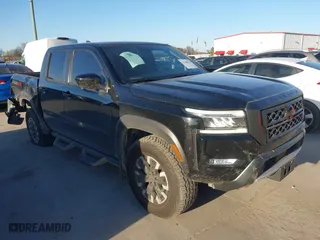 2023 Nissan Frontier PRO-4X with VIN 1N6ED1EK7PN661626, listed as a IAAI auction lot 41208136 with 18,644 mi miles. Bid and sale history available at carsss.com. Image 1.