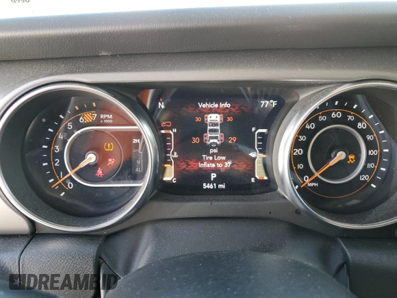 2023 Jeep Wrangler Rubicon with VIN 1C4HJXCG9PW505608, listed as a Copart auction lot 54429105 with 5,461 mi miles and Salvage title. Bid and sale history available at DreamBid. Image 9.