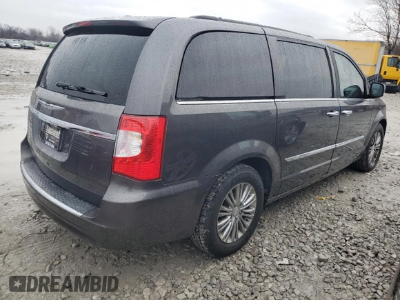 2015 Chrysler Town & Country Touring-L with VIN 2C4RC1CG4FR506913, listed as a Copart auction lot 82864954 with 104,778 mi miles and Salvage Title. Bid and sale history available at carsss.com. Image 3.
