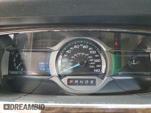 2015 Ford Taurus Limited with VIN 1FAHP2J85FG133521, listed as a Copart auction lot 57411685 with 140,535 mi miles and Salvage title. Bid and sale history available at DreamBid. Image 9.