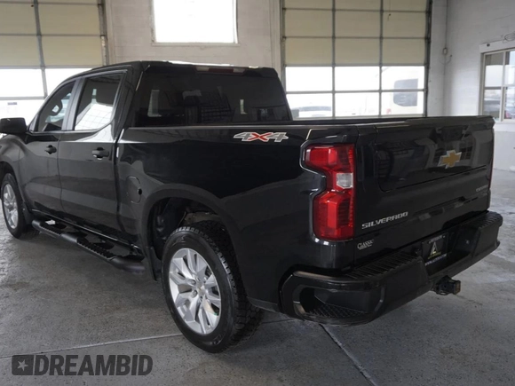2023 Chevrolet Silverado 1500 Custom with VIN 3GCPDBEK4PG147047, listed as a Copart auction lot 49730355 with 73,611 mi miles and Salvage Title. Bid and sale history available at DreamBid. Image 4.