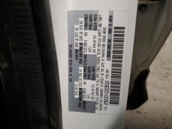 2016 Mazda CX-5 Grand Touring with VIN JM3KE4DYXG0836028, listed as a Copart auction lot 49279565 with 96,672 mi miles and Non Repairable. Bid and sale history available at carsss.com. Image 13.