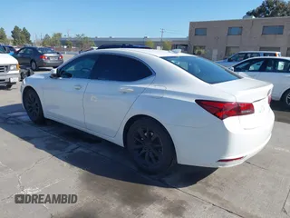 2015 Acura TLX with VIN 19UUB1F34FA019769, listed as a IAAI auction lot 41909731 with 93,254 mi miles. Bid and sale history available at carsss.com. Image 3.