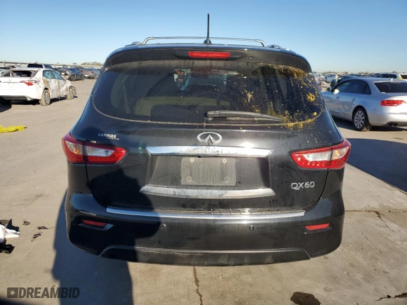 2015 Infiniti QX60 with VIN 5N1AL0MN4FC530525, listed as a Copart auction lot 83909744 with 129,476 mi miles and Salvage Title. Bid and sale history available at carsss.com. Image 6.