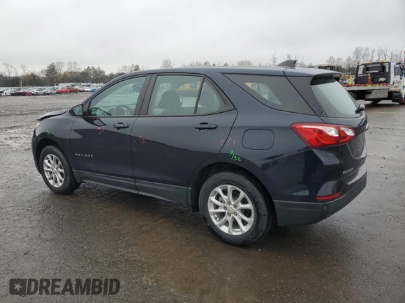 2021 Chevrolet Equinox LS with VIN 3GNAX5EV0MS141383, listed as a Copart auction lot 50166565 with 77,852 mi miles and Salvage title. Bid and sale history available at DreamBid. Image 2.