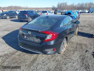 2019 Honda Civic Sedan EX-L with VIN 19XFC1F73KE211652, listed as a IAAI auction lot 41816810 with 74,353 mi miles. Bid and sale history available at carsss.com. Image 4.