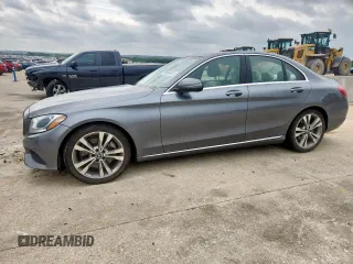 2017 Mercedes-Benz C 300 with VIN 55SWF4JB0HU231721, listed as a Copart auction lot 59524015 with 103,995 mi miles and Salvage title. Bid and sale history available at DreamBid. Image 1.