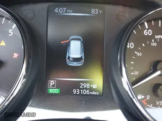 2017 Nissan Rogue SL with VIN 5N1AT2MT4HC832376, listed as a IAAI auction lot 41843307 with 93,106 mi miles. Bid and sale history available at carsss.com. Image 15.