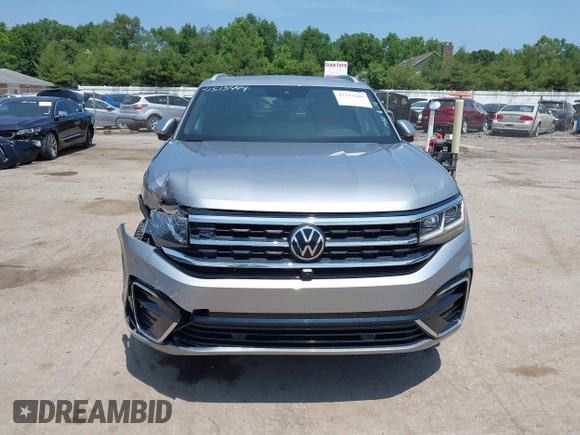 2021 Volkswagen Atlas SEL Premium R-Line with VIN 1V2FE2CA8MC235003, listed as a IAAI auction lot 42513449 with 44,466 mi miles and . Bid and sale history available at DreamBid. Image 12.